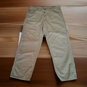 Carhartt Mens 40x32 Canvas Fire Resistant FR Original Fit Cat 2 FRB159-GKH Khaki